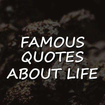 famous quotes about life - 2026